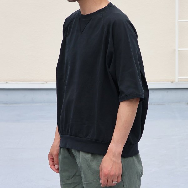 画像5: ピグメント 米綿 (USAコットン) 16/-天竺 ( 8.45オンス) ガゼットクルーネック ラグラン ハーフスリーブ バルーン Tシャツ / Audience【ご予約・3月中旬〜4月上旬予定】