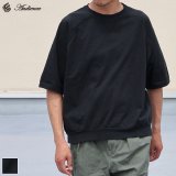 ピグメント 米綿 (USAコットン) 16/-天竺 ( 8.45オンス) ガゼットクルーネック ラグラン ハーフスリーブ バルーン Tシャツ / Audience