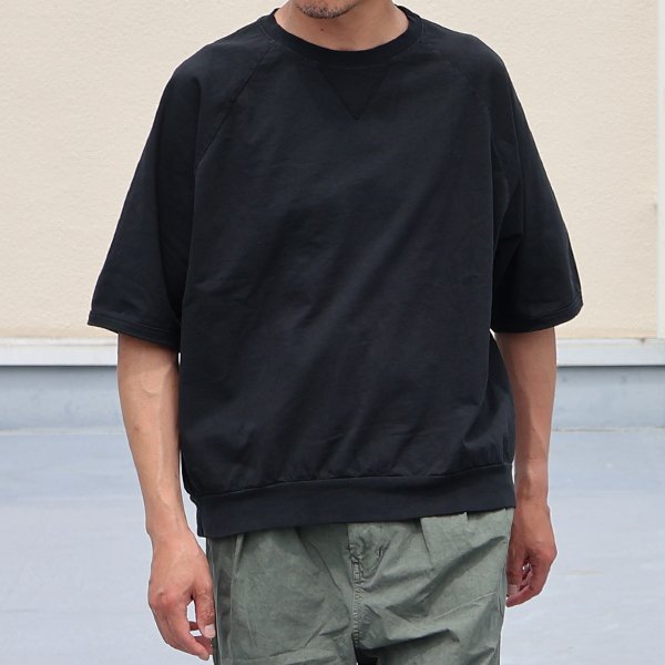 画像8: ピグメント 米綿 (USAコットン) 16/-天竺 ( 8.45オンス) ガゼットクルーネック ラグラン ハーフスリーブ バルーン Tシャツ / Audience【ご予約・3月中旬〜4月上旬予定】