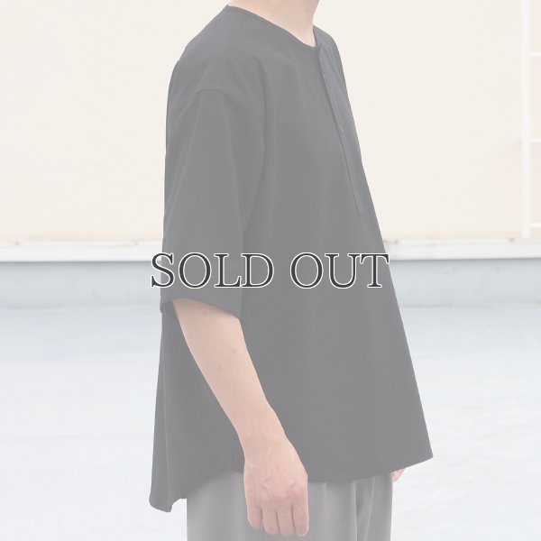 画像6: 綿麻ビンテージキャンバス スリーピング ヘンリー ハーフスリーブシャツ / Audience