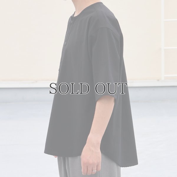 画像5: 綿麻ビンテージキャンバス スリーピング ヘンリー ハーフスリーブシャツ / Audience