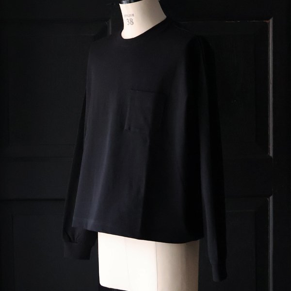 画像5: VORTEX® 8オンス (MVS天竺) グラスポケッ ト付き ボクシー クロップド 長袖 Tシャツ【MADE IN JAPAN】『日本製』/ Upscape Audience