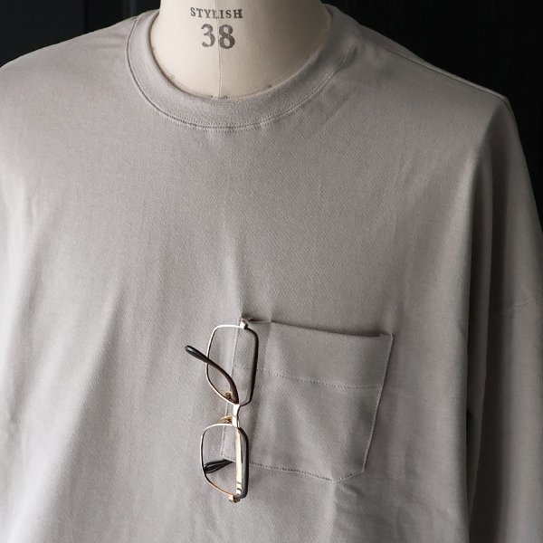 画像17: VORTEX® 8オンス (MVS天竺) グラスポケッ ト付き ボクシー クロップド 長袖 Tシャツ【MADE IN JAPAN】『日本製』/ Upscape Audience