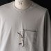 画像17: VORTEX® 8オンス (MVS天竺) グラスポケッ ト付き ボクシー クロップド 長袖 Tシャツ【MADE IN JAPAN】『日本製』/ Upscape Audience