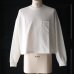 画像2: VORTEX® 8オンス (MVS天竺) グラスポケッ ト付き ボクシー クロップド 長袖 Tシャツ【MADE IN JAPAN】『日本製』/ Upscape Audience (2)