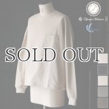 VORTEX® 8オンス (MVS天竺) グラスポケッ ト付き ボクシー クロップド 長袖 Tシャツ【MADE IN JAPAN】『日本製』/ Upscape Audience