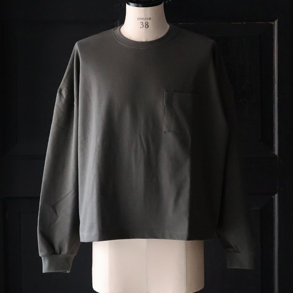 画像8: VORTEX® 8オンス (MVS天竺) グラスポケッ ト付き ボクシー クロップド 長袖 Tシャツ【MADE IN JAPAN】『日本製』/ Upscape Audience