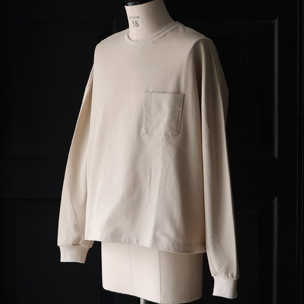 画像7: VORTEX® 8オンス (MVS天竺) グラスポケッ ト付き ボクシー クロップド 長袖 Tシャツ【MADE IN JAPAN】『日本製』/ Upscape Audience