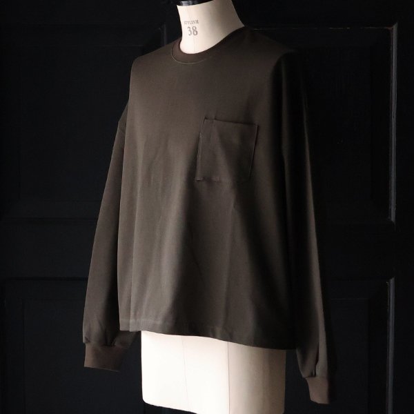 画像11: VORTEX® 8オンス (MVS天竺) グラスポケッ ト付き ボクシー クロップド 長袖 Tシャツ【MADE IN JAPAN】『日本製』/ Upscape Audience