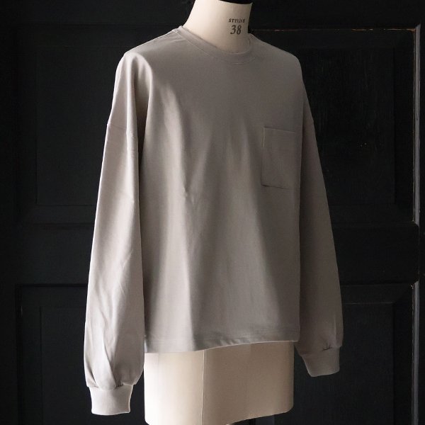 画像16: VORTEX® 8オンス (MVS天竺) グラスポケッ ト付き ボクシー クロップド 長袖 Tシャツ【MADE IN JAPAN】『日本製』/ Upscape Audience