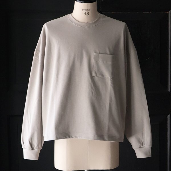 画像12: VORTEX® 8オンス (MVS天竺) グラスポケッ ト付き ボクシー クロップド 長袖 Tシャツ【MADE IN JAPAN】『日本製』/ Upscape Audience