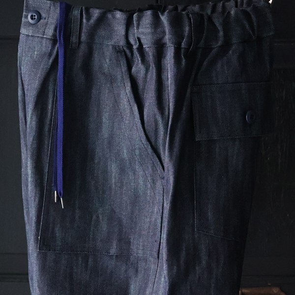 画像8: 「備後」 11オンス セルヴィッチ 赤耳デニム ベイカーワイド イージーパンツ【MADE IN JAPAN】『日本製』【送料無料】/ Upscape Audience