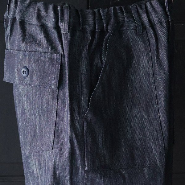 画像9: 「備後」 11オンス セルヴィッチ 赤耳デニム ベイカーワイド イージーパンツ【MADE IN JAPAN】『日本製』【送料無料】/ Upscape Audience