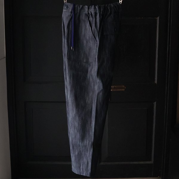 画像4: 「備後」 11オンス セルヴィッチ 赤耳デニム ベイカーワイド イージーパンツ【MADE IN JAPAN】『日本製』【送料無料】/ Upscape Audience