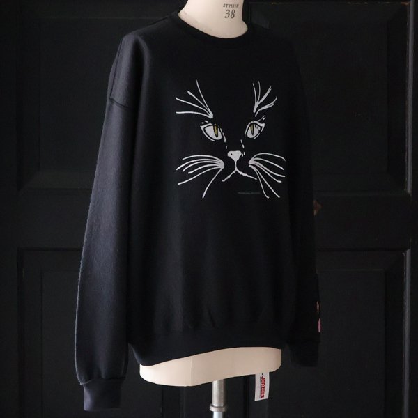 画像6: JERZEES ジャージーズ(jz25f012) / "CAT FACE" OTHER-SIDE  クルーネック スウェット