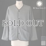 ボンバーヒート ハニカムサーマル ノーカラー ARMY ジャケット【MADE IN JAPAN】『日本製』 / Upscape Audience