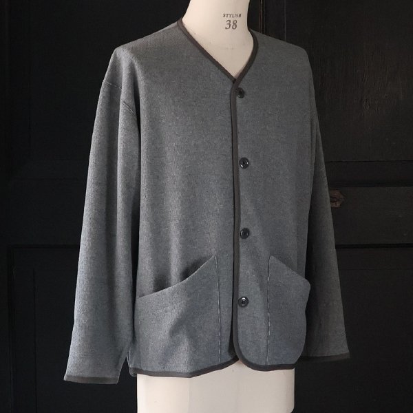 画像9: ボンバーヒート ハニカムサーマル ノーカラー ARMY ジャケット【MADE IN JAPAN】『日本製』 / Upscape Audience