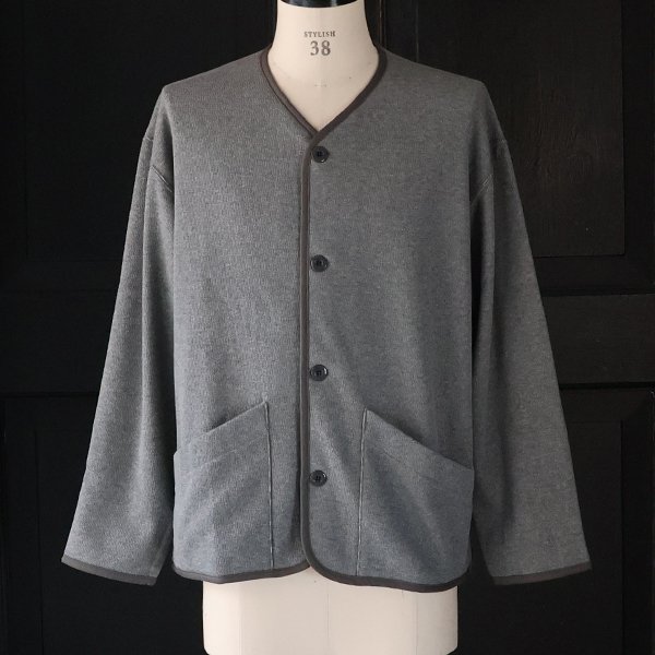 画像5: ボンバーヒート ハニカムサーマル ノーカラー ARMY ジャケット【MADE IN JAPAN】『日本製』 / Upscape Audience