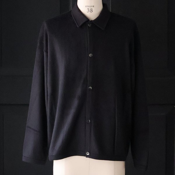 画像13: モヘアライク ウールシャギー ニットソー ポロカーディガン【MADE IN JAPAN】『日本製』 / Upscape Audience