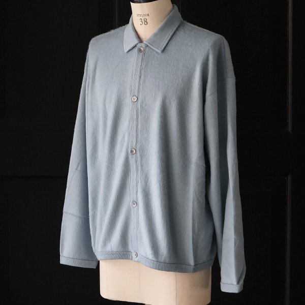 画像6: モヘアライク ウールシャギー ニットソー ポロカーディガン【MADE IN JAPAN】『日本製』 / Upscape Audience