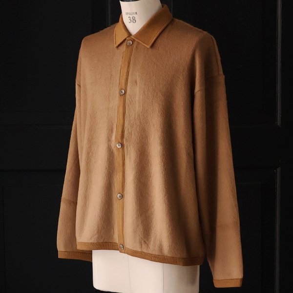 画像8: モヘアライク ウールシャギー ニットソー ポロカーディガン【MADE IN JAPAN】『日本製』 / Upscape Audience