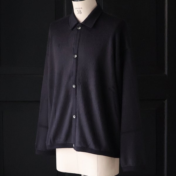 画像12: モヘアライク ウールシャギー ニットソー ポロカーディガン【MADE IN JAPAN】『日本製』 / Upscape Audience