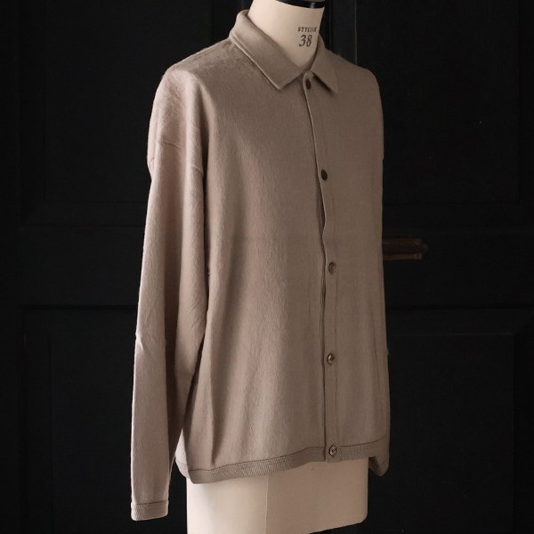 画像19: モヘアライク ウールシャギー ニットソー ポロカーディガン【MADE IN JAPAN】『日本製』 / Upscape Audience