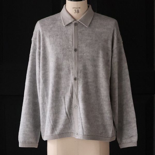 画像9: モヘアライク ウールシャギー ニットソー ポロカーディガン【MADE IN JAPAN】『日本製』 / Upscape Audience