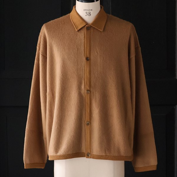 画像7: モヘアライク ウールシャギー ニットソー ポロカーディガン【MADE IN JAPAN】『日本製』 / Upscape Audience