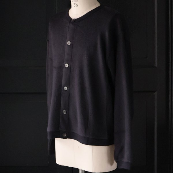 画像3: モヘアライク ウールシャギー ニットソー クルーネック カーディガン【MADE IN JAPAN】『日本製』 / Upscape Audience