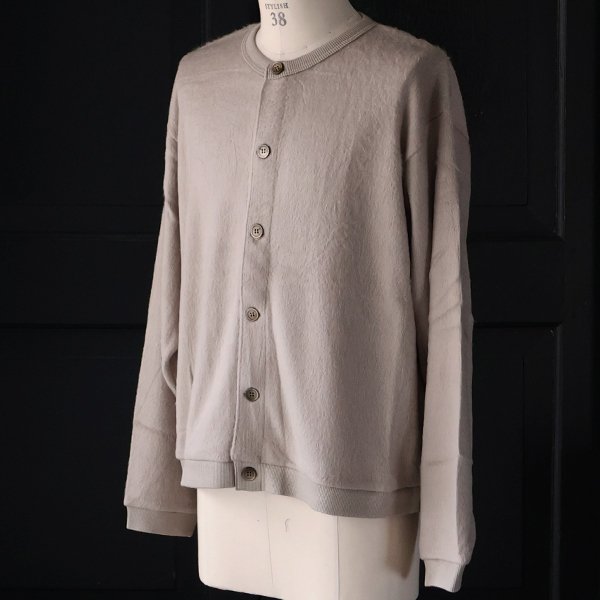 画像7: モヘアライク ウールシャギー ニットソー クルーネック カーディガン【MADE IN JAPAN】『日本製』 / Upscape Audience