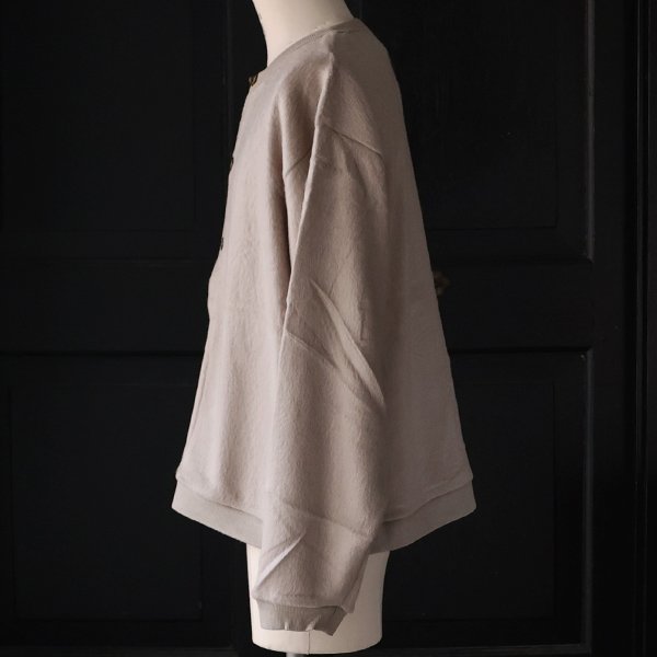 画像8: モヘアライク ウールシャギー ニットソー クルーネック カーディガン【MADE IN JAPAN】『日本製』 / Upscape Audience