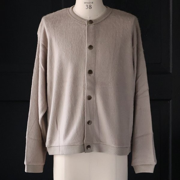 画像6: モヘアライク ウールシャギー ニットソー クルーネック カーディガン【MADE IN JAPAN】『日本製』 / Upscape Audience