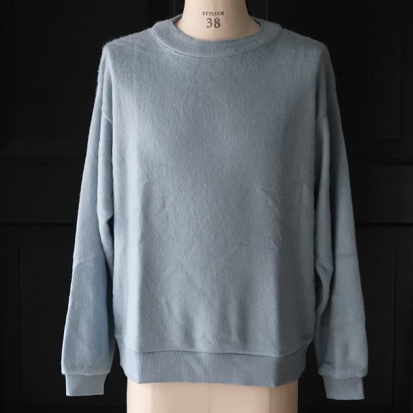 画像2: モヘアライク ウールシャギー ボトルネック ニットソー【MADE IN JAPAN】『日本製』 / Upscape Audience