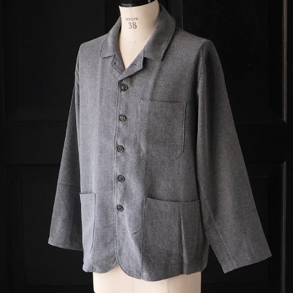 画像9: LANATEC® (ラナテック) TECH メランジヘリンボンツイード 6B ドライビング ジャケット【MADE IN JAPAN】『日本製』【送料無料】/ Upscape Audience