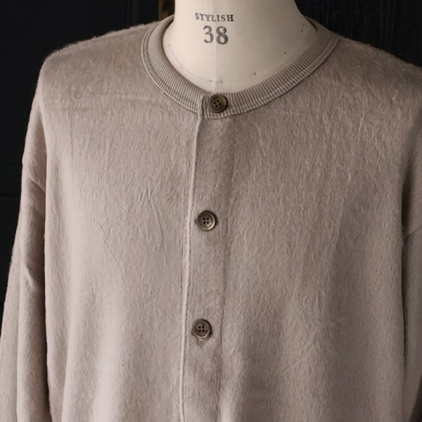 画像11: モヘアライク ウールシャギー ニットソー クルーネック カーディガン【MADE IN JAPAN】『日本製』 / Upscape Audience