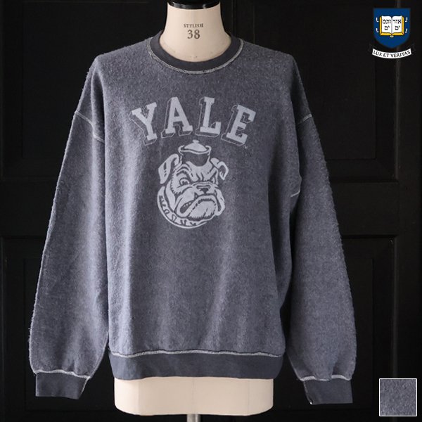 画像1: The BOOK STORE (CB25F001) / "YALE" OTHER-SIDE CREW SWEAT  