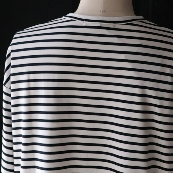 画像23: 透湿・UVカット「多機能COTTON」 引揃ハイゲージ天竺 & ボーダー (7オンス) クルーネック 長袖 Tシャツ【MADE IN JAPAN】『日本製』/ Upscape Audience