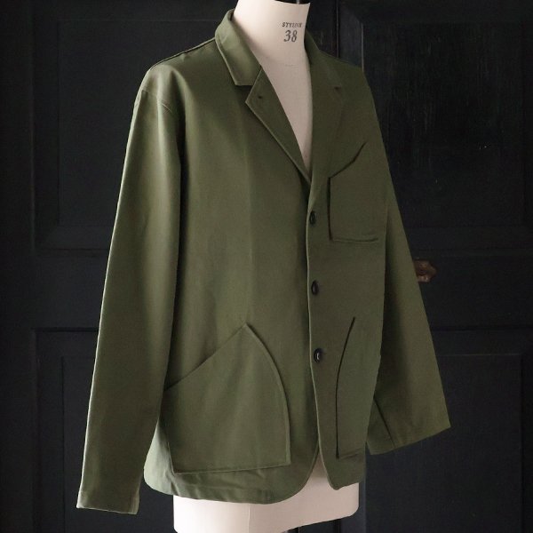 画像14: 「遠州」11オンス ヘビーカツラギ 3ボタン ロガージャケット【MADE IN JAPAN】『日本製』/ Upscape Audience