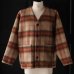 画像6: ECOLANA シャギーチェック ノーカラージャケット【MADE IN JAPAN】『日本製』【送料無料】 / Upscape Audience (6)