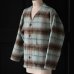 画像9: ECOLANA シャギーチェック ノーカラージャケット【MADE IN JAPAN】『日本製』【送料無料】 / Upscape Audience (9)