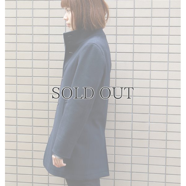 画像3: 840g ピュアウールメルトンレイズドネックコート［Lady's］ 【送料無料】 / Audience