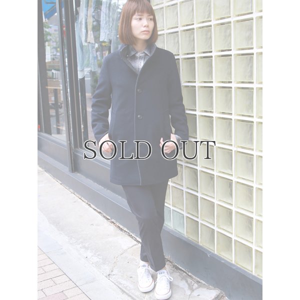 画像6: 840g ピュアウールメルトンレイズドネックコート［Lady's］ 【送料無料】 / Audience