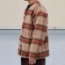画像4: ECOLANA シャギーチェック ノーカラージャケット【MADE IN JAPAN】『日本製』【送料無料】 / Upscape Audience (4)