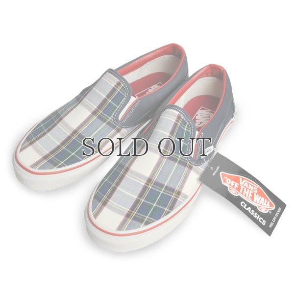 画像1: USAモデル Classic Slip-On クラシックスリッポン（Navy/American Beauty） / VANS