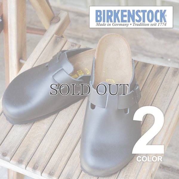 画像1: BIRKENSTOCK（ビルケンシュトック）BOSTON（ボストン）スリップオンサンダル SmoothLeather SoftFoothead - 060411,260221 【送料無料】