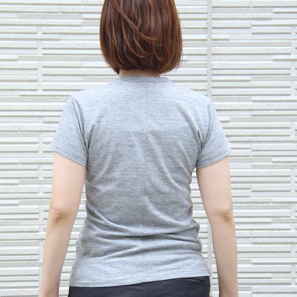 画像4: 【RE PRICE/価格改定】ガラガラ紡 Uネック半袖Tシャツ [Lady's] 【MADE IN JAPAN】『日本製』/ Upscape Audience