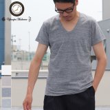 【RE PRICE/価格改定】ガラガラ紡 Uネック半袖Tシャツ【MADE IN JAPAN】『日本製』/ Upscape Audience