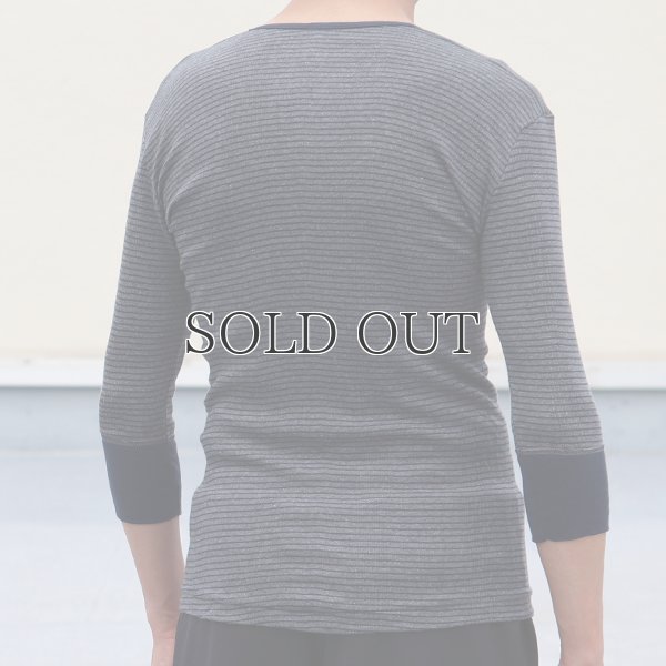 画像6: 別注USA製Uネック7分袖Tシャツ / Miller × Audience