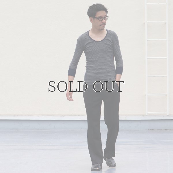 画像8: 別注USA製Uネック7分袖Tシャツ / Miller × Audience